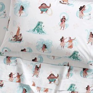 POTTERY BARN KIDS MOANA TWIN SHEET SET-BRAND NEW!!!